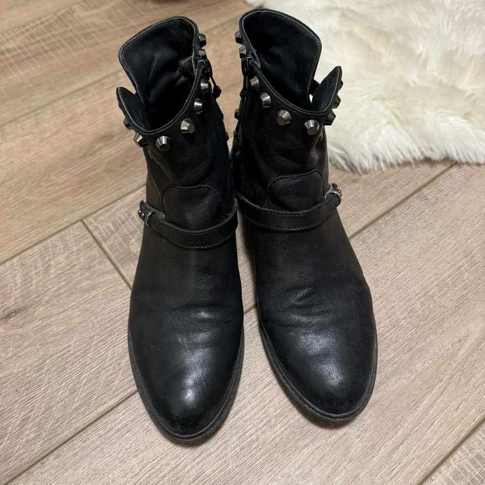 Stuart Weitzman GoWest Studded Ankle Boots - Picture 3 of 9